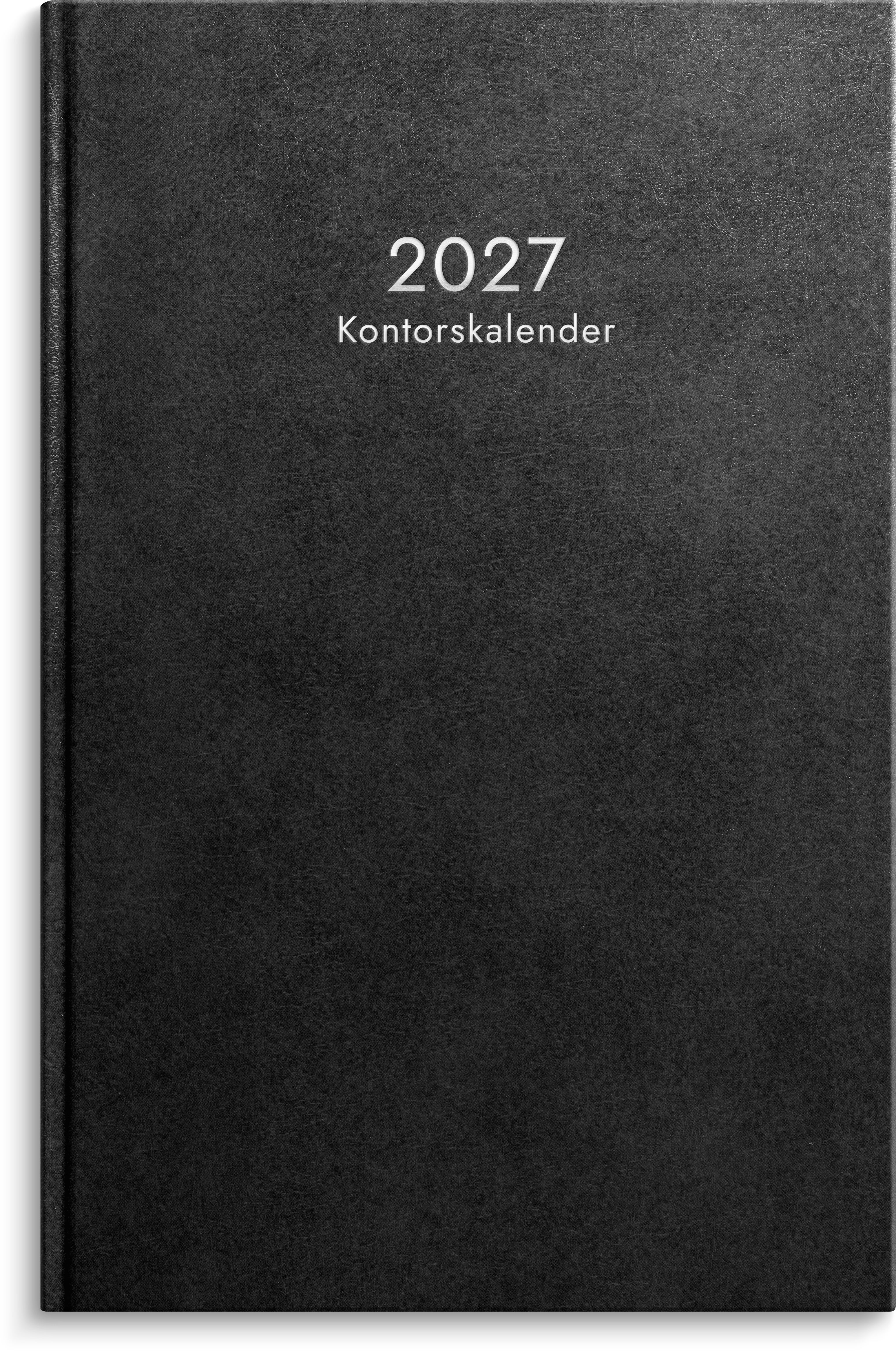Produktbild - VF7009408 - Almanacka kontorskalender konstläder 2027 1 vecka/uppslag 150x320mm