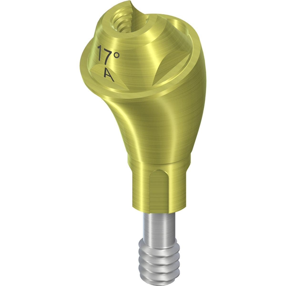 Produktbild - VF000179036 - Skruvretinerad distans NC steril 4,6mm gingivahöjd 4,5mm typ A 17°