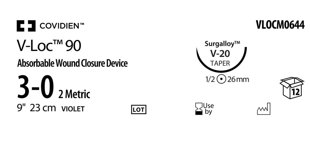 Produktbild - VF000150742 - V-LOC™ 90 ABS 3-0 VIOLET 23CM V-20 X12