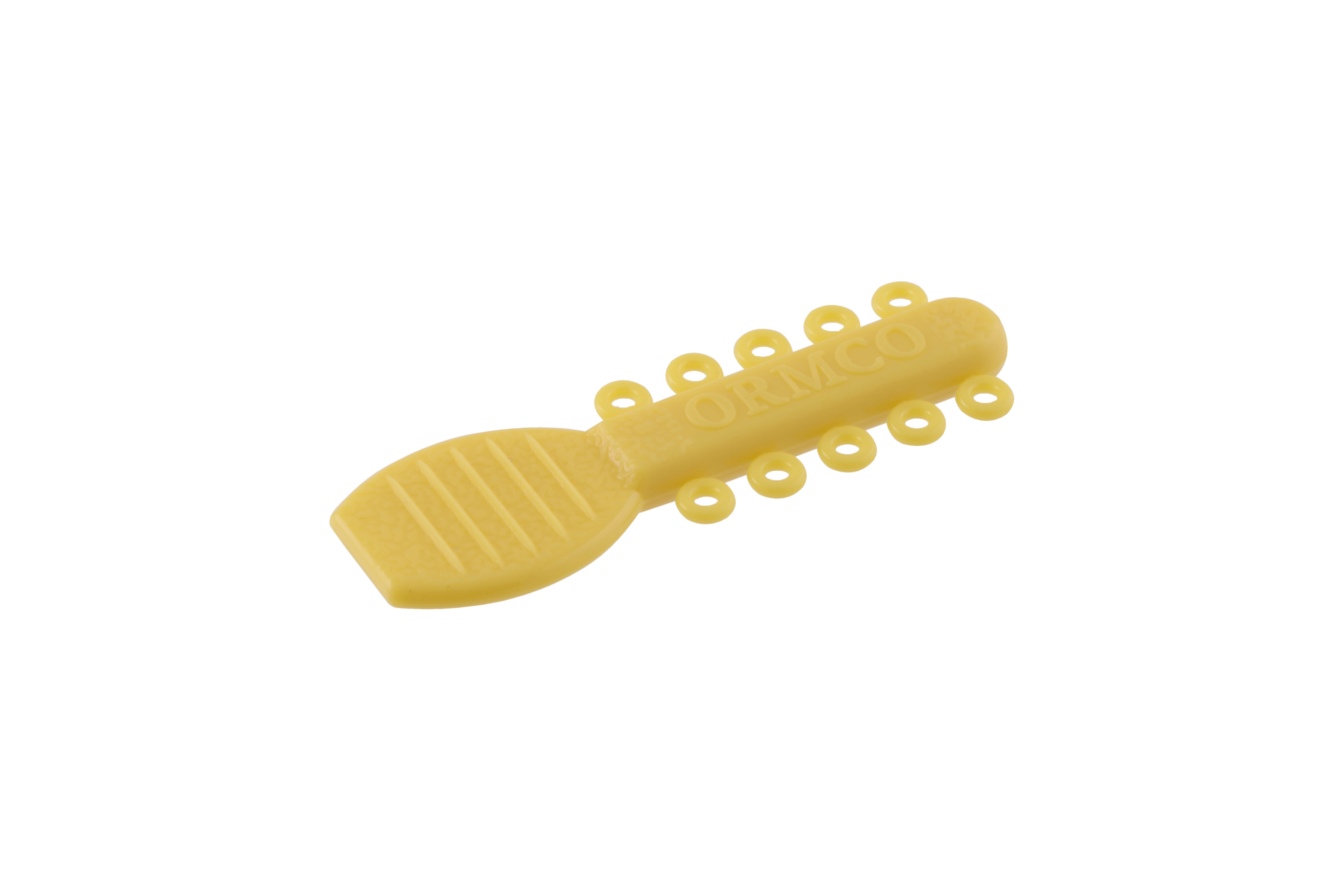 Produktbild - VF000142448 - Elastiska ligaturer short stick gul 120 1000-pack