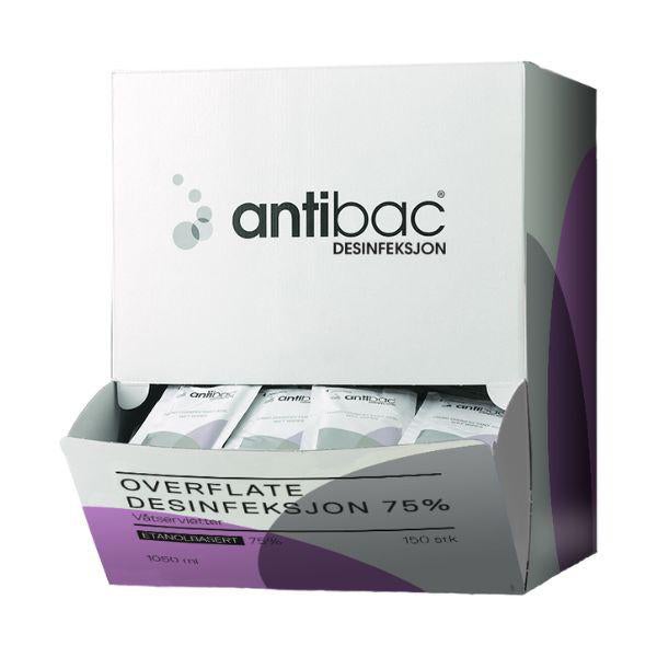 Produktbild - 61880 - Desinfektionsservett för kök styckförpackad 20x20cm