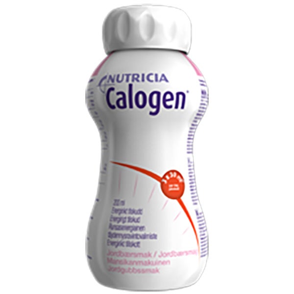 Produktbild - 61894 - Calogen fettberikning jordgubb 467kcal/100ml 200ml