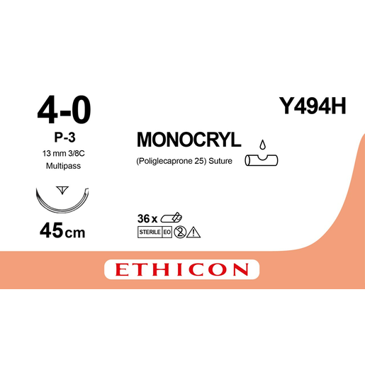 Produktbild - VF000148587 - MONOCRYL 4-0 P-3 45CM