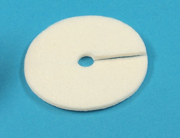 Produktbild - 84714 - Absorberande kompress rund till PEG/knapp 50mm för hål 7mm