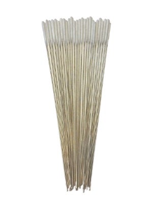 Produktbild - 66071 - Öronpinne stål med bomull steril 15cm 5-pack