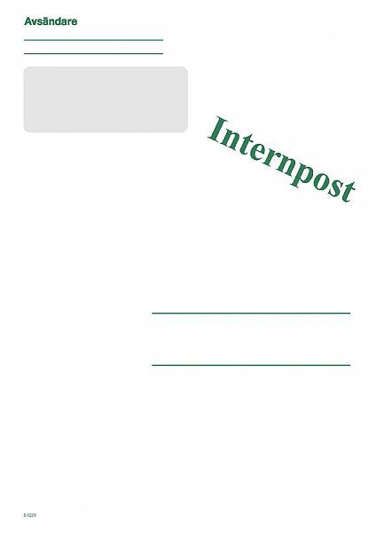 Produktbild - 60875 - Kuvert med fönster fukthäftande A-post Region Örebro Län vitt C4V2 100g