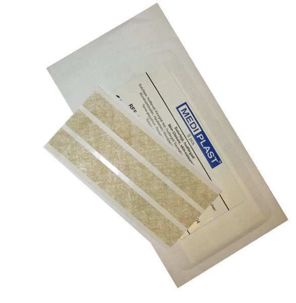 Produktbild - 50675 - Suturtejp nonwoven elastisk beige 6x75mm