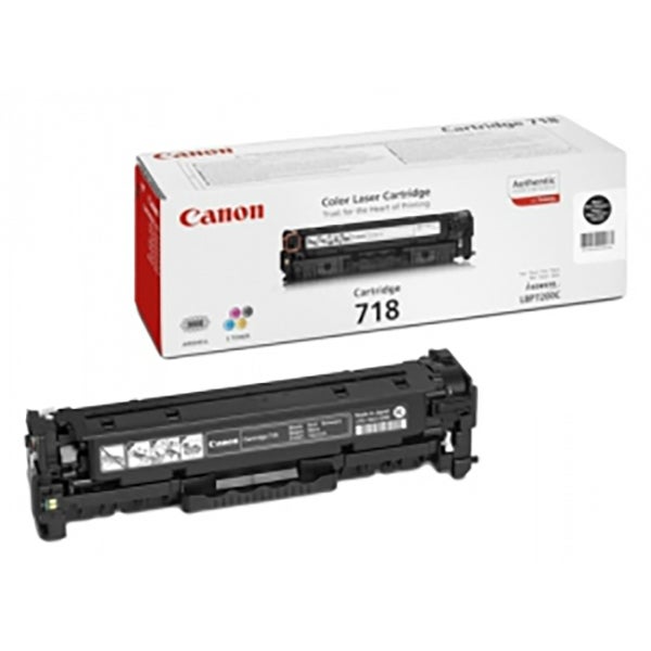 Produktbild - 64567 - Toner till Canon 718BK skrivare 3400 sidor 718BK 7200 8330 8350