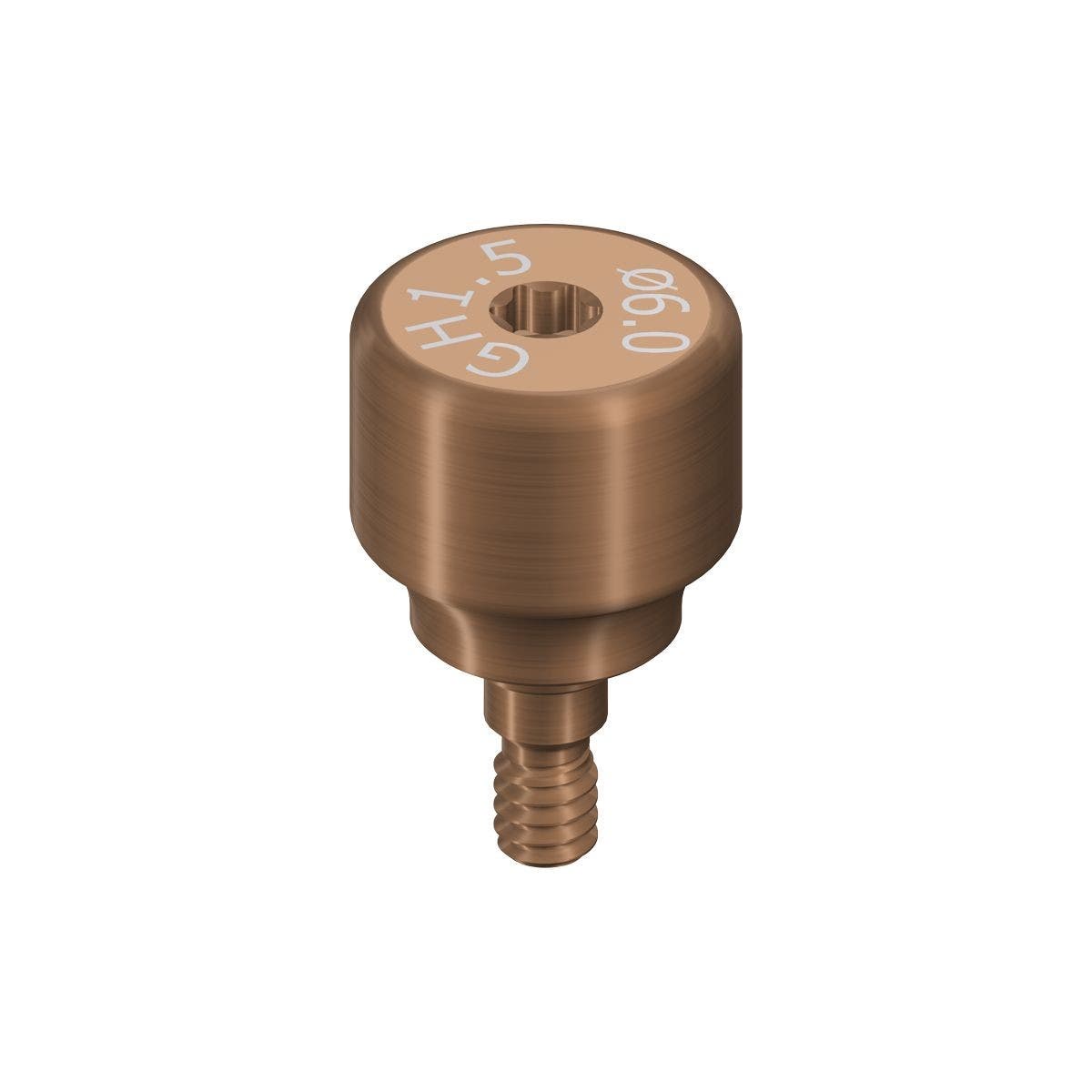 Produktbild 1 - 064.8213S - Läkdistans WB titan diameter 6 gingivahöjd 1,5 distanshöjd 4