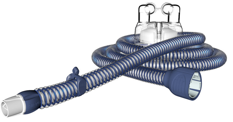 Produktbild 2 - 49924 - Slangset med befuktningskammare till Optiflow Airvo barn/vuxen