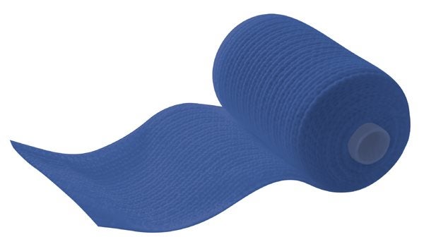 Produktbild - 56435 - Syntetiskt hårt gips polyester blå 7,5cmx3,6m