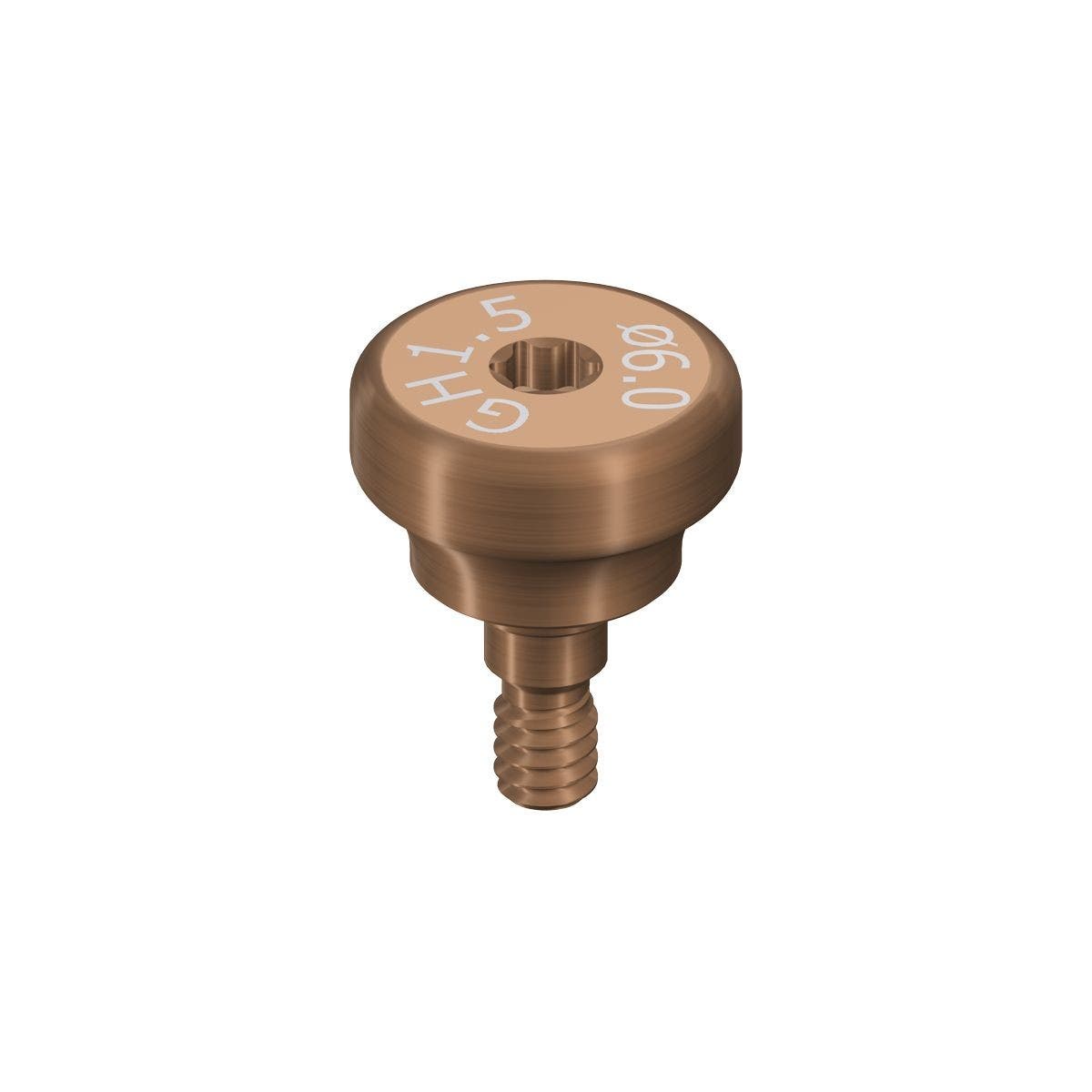 Produktbild 1 - 064.8212S - Läkdistans WB titan diameter 6 gingivahöjd 1,5 distanshöjd 2