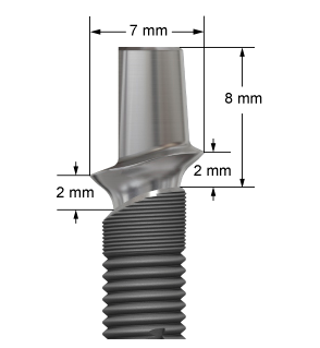 Produktbild - VF000178302 - Distans cementretinerande profile EV 4,8 7x2mm