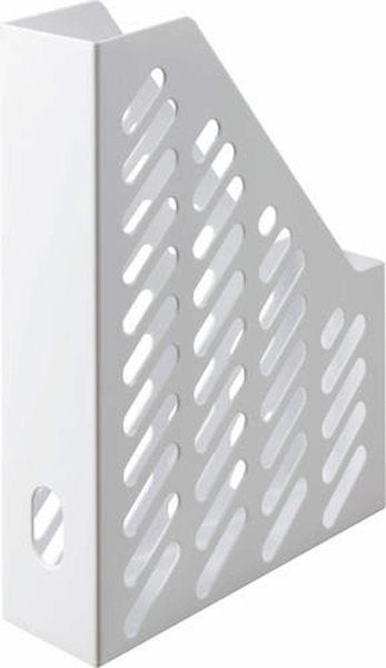 Produktbild - 73524 - Tidskriftssamlare plast vit invändiga mått A4 74x238x310mm