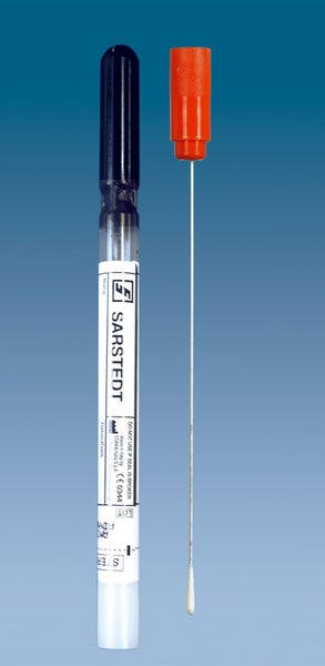 Produktbild - 59752 - Provtagningsset med styv aluminiumpinne hylsa och kol för gonorré