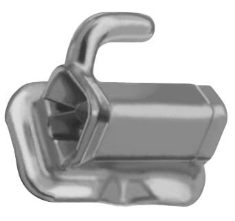 Produktbild - VF000141508 - Buckaltub enkel rostfritt stål för vänster underkäke 0.022" torque -27° distal offset 5° 10-pack