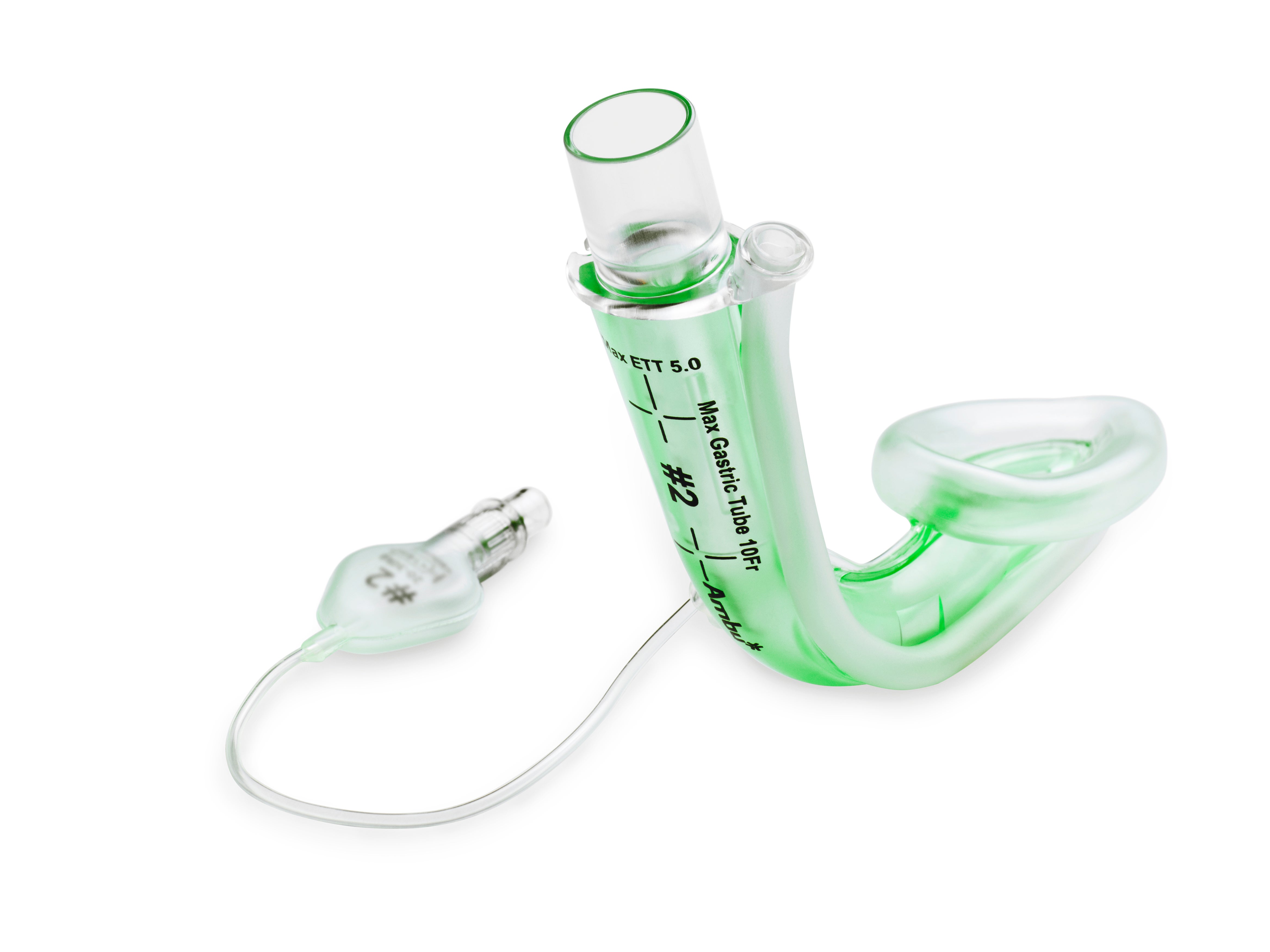 Produktbild - VF000185231 - Larynxmask med kuff böjd och sugkanal intuberbar nr 2