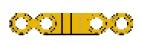 Produktbild - VF7009547 - Platta sagittal split mandibel steril 4 hål midja 6mm tjocklek 1,0mm