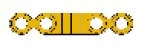 Produktbild - VF7009547 - Platta sagittal split mandibel steril 4 hål midja 6mm tjocklek 1,0mm