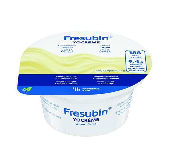 Produktbild - 51455 - Fresubin YoCreme kosttillägg proteinrikt yoghurtbaserat citron 150kcal/100g 125g