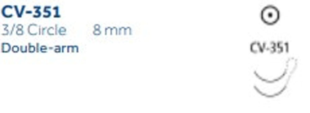 Produktbild - VF000150500 - SURGIPRO™ II 7-0 BLUE 60CM CV-351 DA X36