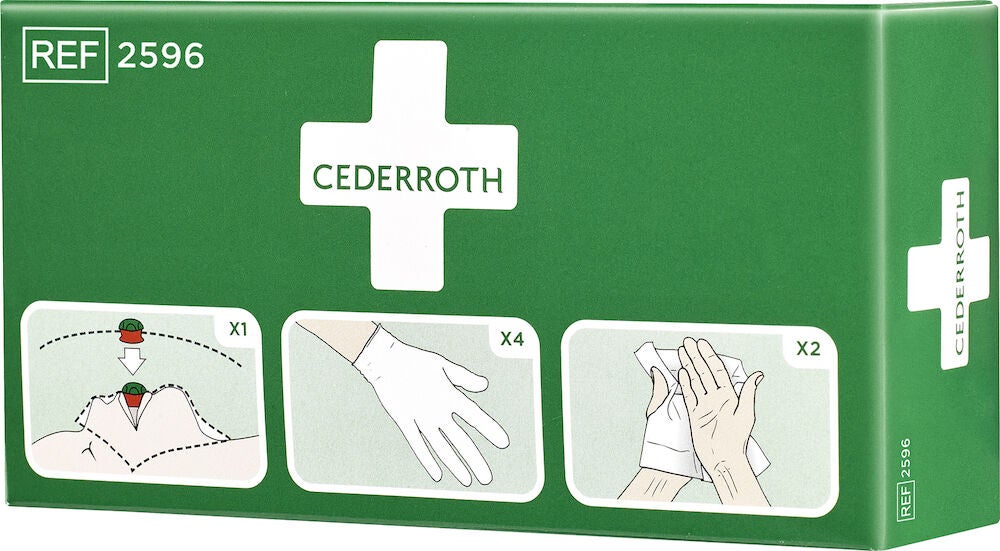 Produktbild - VF000183267 - Skyddspaket med handskar till första hjälpen-tavla