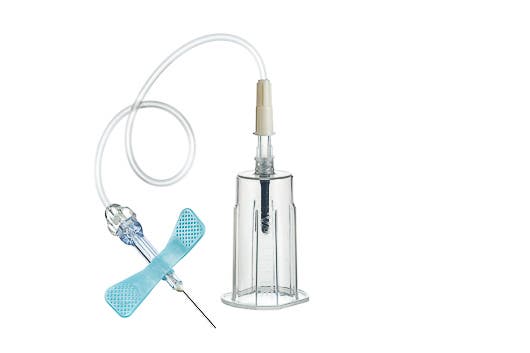 Produktbild 2 - 48274 - Venprovtagningsset med vingkanyl och slang blå 190 0,6x19mm