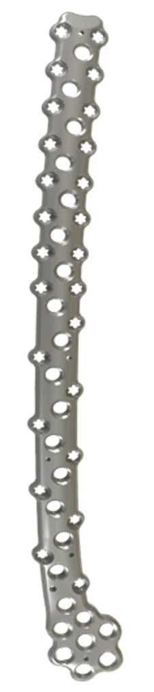 Produktbild - VF7002670 - Lateralplatta vinkelstabil för femur distal fraktur höger 333mm 16 hål