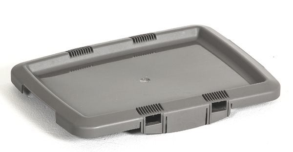 Produktbild - 51719 - Lock till källsorteringskärl grå återvunnet material 25L