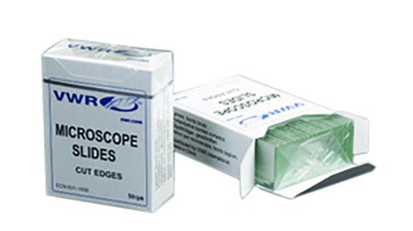 Produktbild - 65624 - Objektglas med skrivyta skurna med raka hörn och matt kant 26x76x1mm