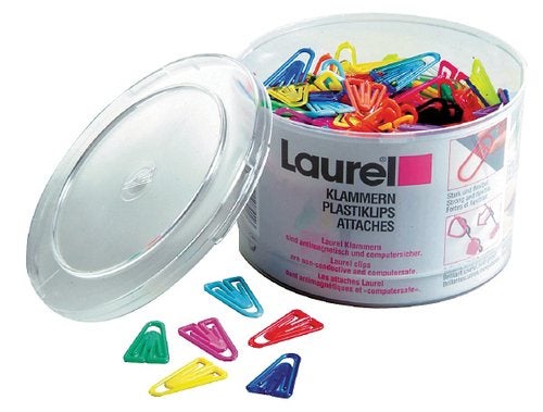 Produktbild - 74856 - Gem plast sorterade färger 25mm 500-pack