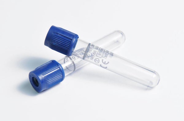 Produktbild - 61110 - Vakuumrör med natriumheparin plast mörkblå 4ml