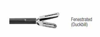 Produktbild - VF000162533 - Laparoskopisk instrumentspets Duckbill-käft fenestrerad 5mm längd 33cm