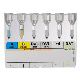 Produktbild - VF7009045 - Gelkort ABO/D +DAT 4x12