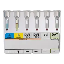Produktbild - VF7009045 - Gelkort ABO/D +DAT 4x12