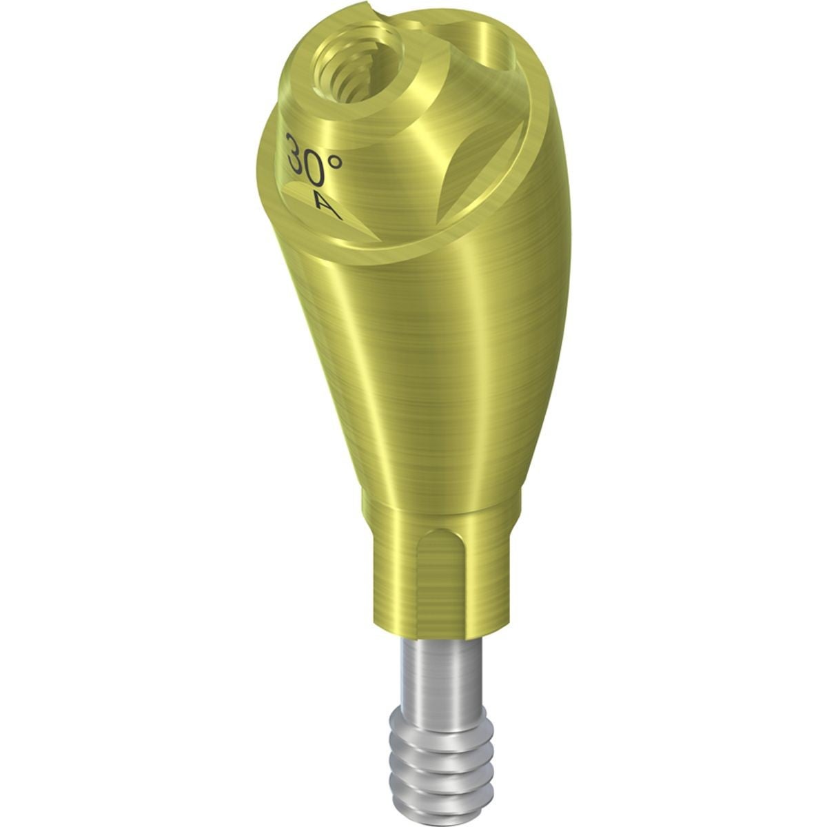 Produktbild - VF000179044 - Skruvretinerad distans NC steril 4,6mm gingivahöjd 5,5mm typ A 30°