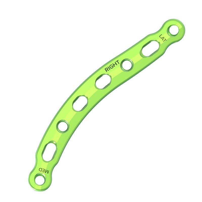 Produktbild - VF000193118 - Platta låg profil clavikel medial/diafysär höger 8 hål längd 70-125mm
