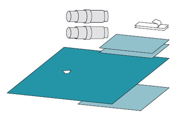 Produktbild - 45808 - Dentalset med hållakan 150x150cm