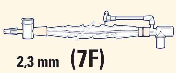 Produktbild - 45294 - Slutet sugsystem neonatal nr 7 24-timmars användningstid 30,5cm