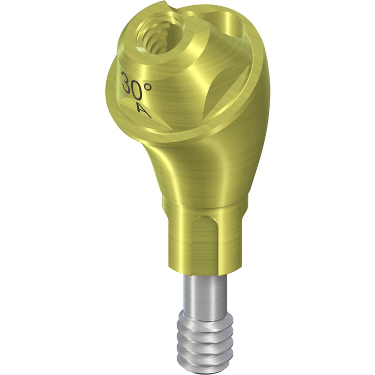 Produktbild - VF000179042 - Skruvretinerad distans NC steril 4,6mm gingivahöjd 4,5mm typ A 30°