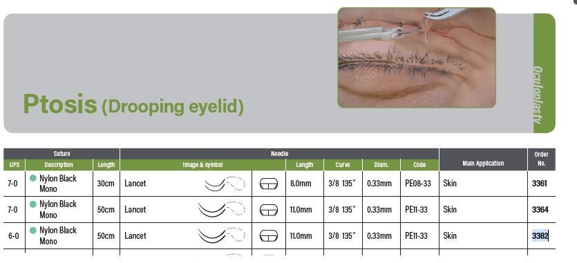 Produktbild - VF000148170 - 6-0 NYLON 50 CM 2X LANCET 11.0 MM  3/8, 12/BOX