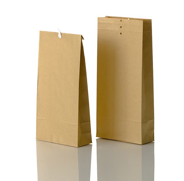 Produktbild 1 - 60852 - Bälgpåse med hål utan tryck brun 230x400x50mm
