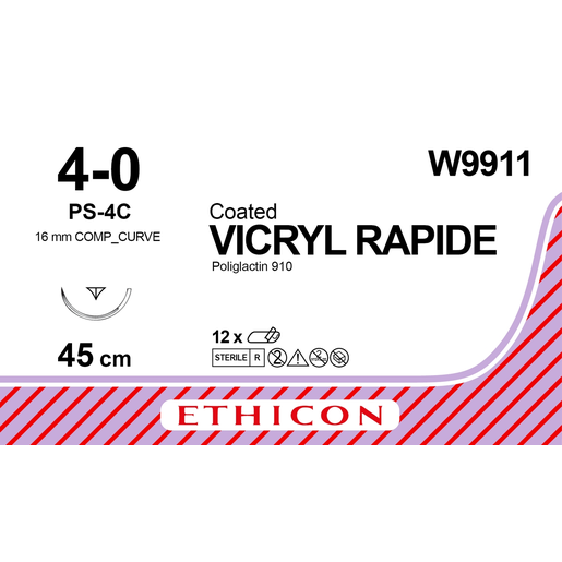 Produktbild - VF000148254 - VICRYL RAPIDE 4-0 PS-4C 45 CM