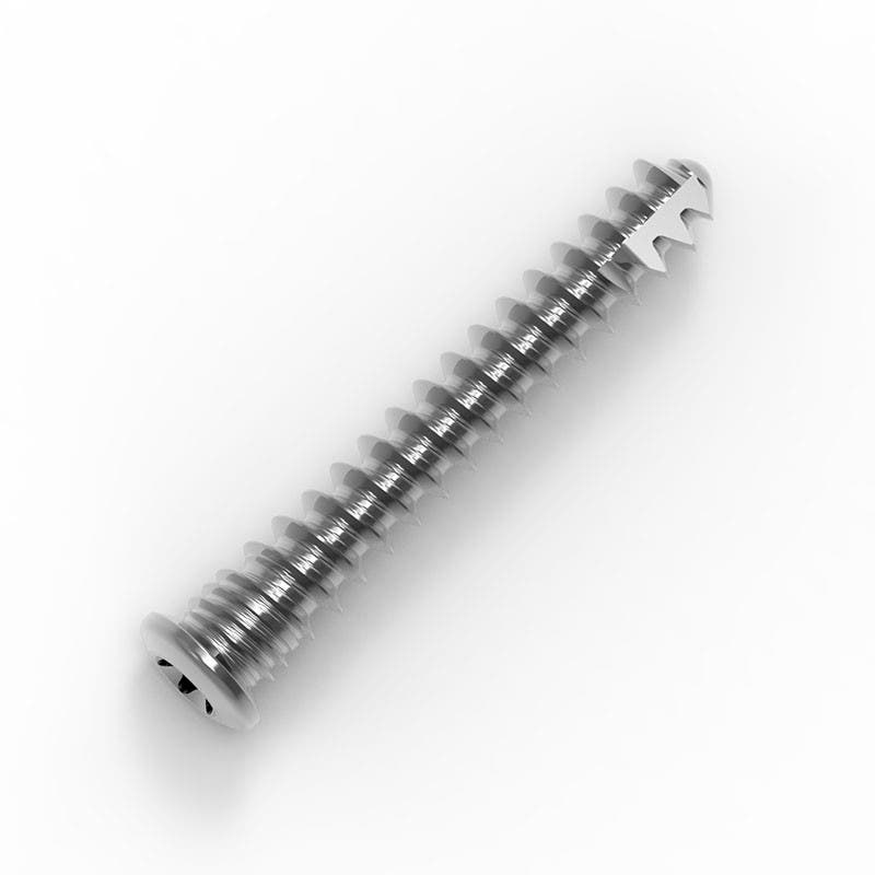 Produktbild - VF000009935 - Låsskruv hexalobe låg profil 4,3mm 28mm
