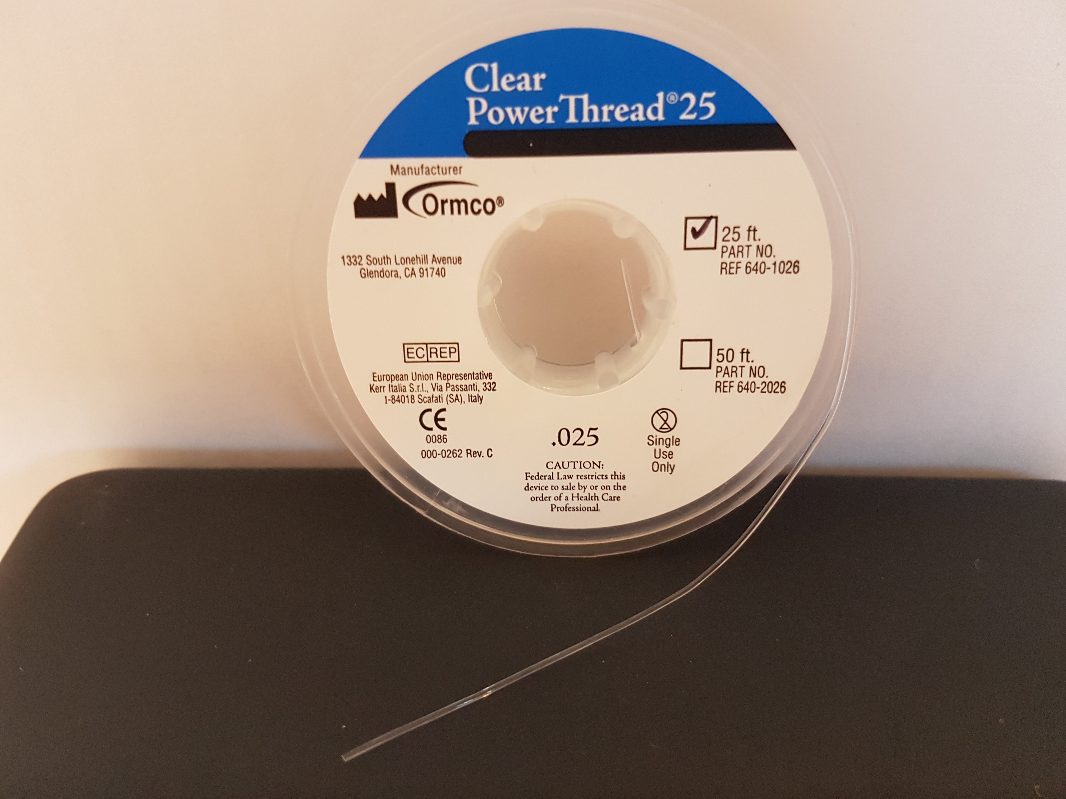 Produktbild - VF000142489 - Elastisk tråd slät transparent 25 25ft