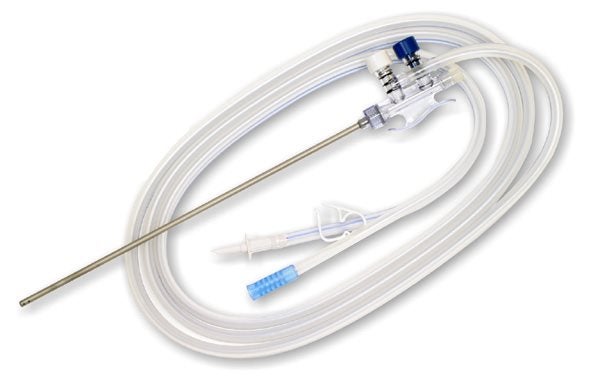 Produktbild - 55100 - SUG/SPOLSET KANYL Ø5MM 1 SPIKE KANYL 33CM SLANG 3M