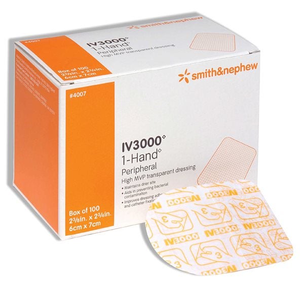 Produktbild - 58210 - Infartsfixering plastfilm utan slits med fästremsor till CVK 6x7cm