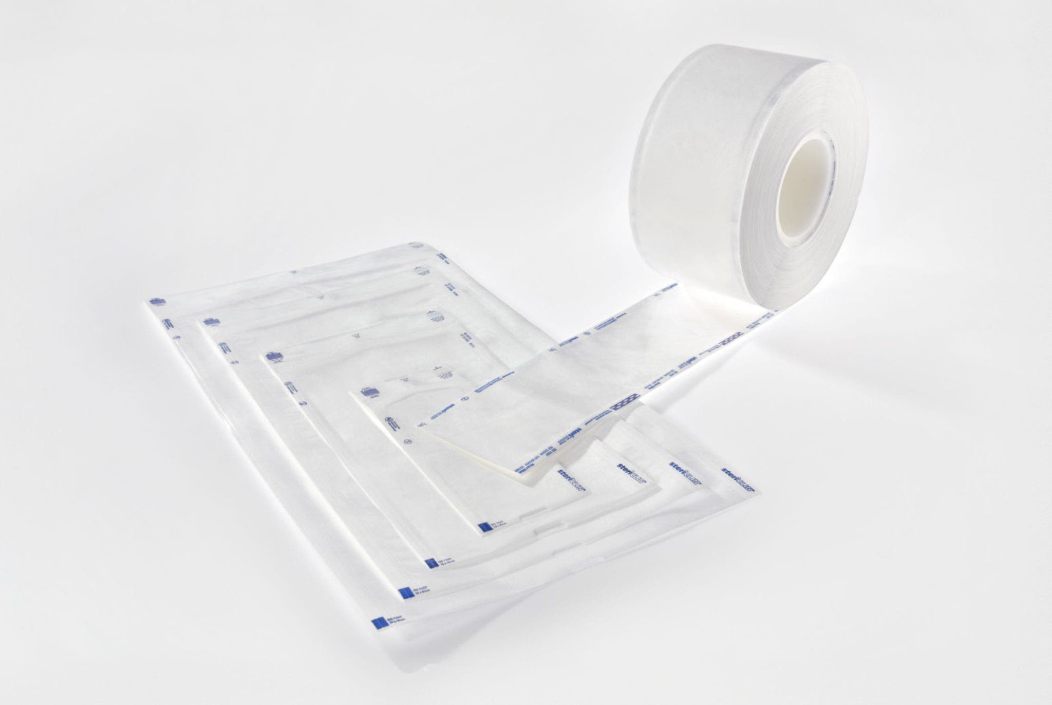 Produktbild - 65931 - Sterilemballage papper/plast 75x200mm för väteperoxidautoklav