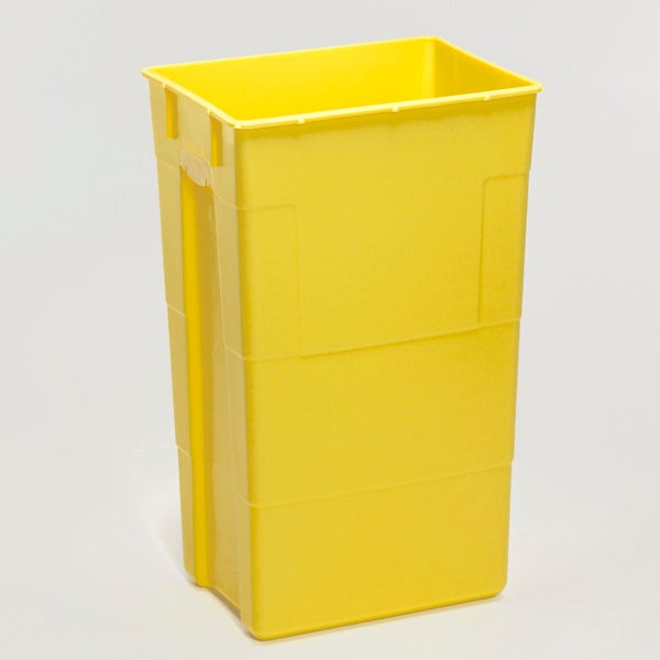 Produktbild - 65231 - Uppsamlingsbox för smittförande avfall utan lock gul 60L 40x30x65cm