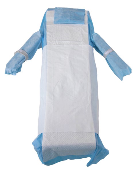 Produktbild - 60376 - Operationsbordslakan 102x229cm med superabs bäddset 2 delar